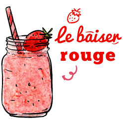 smoothie le baiser rouge