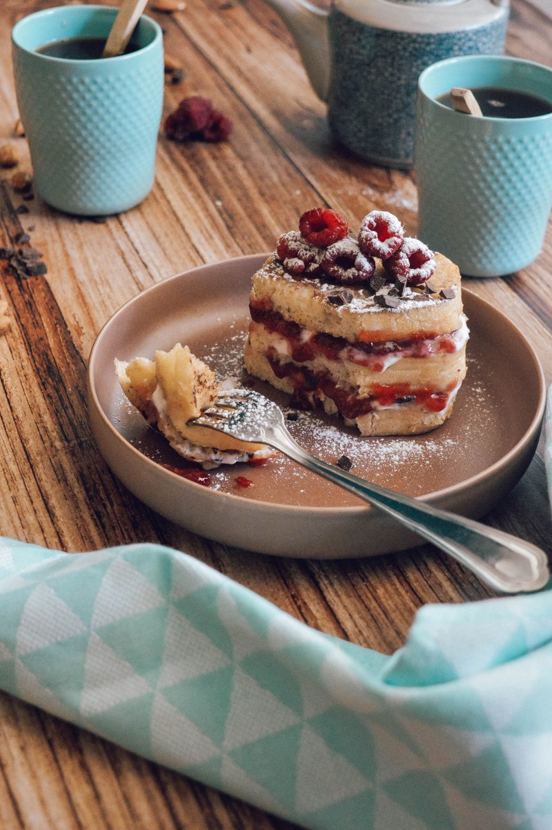pain perdu à la cannelle healthy et Vegan